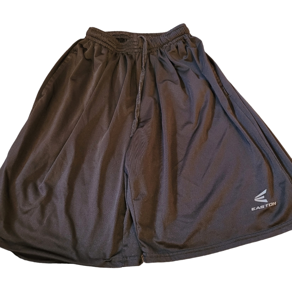 Easton Shorts Size Medium Black Athletic Drawstring Mens